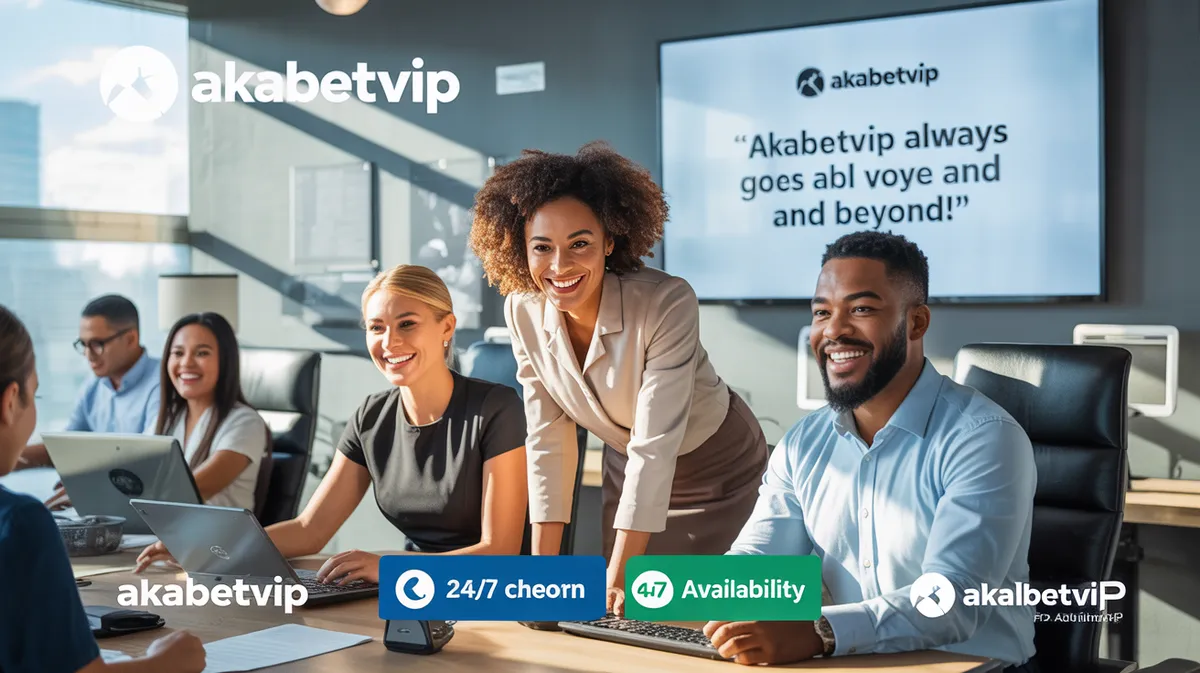 ศูนย์บริการลูกค้า AKABETVIP แสดงทีมซัพพอร์ตมืออาชีพ